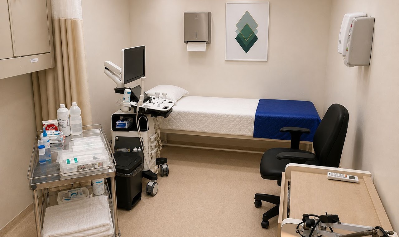 Equipe médica em atendimento